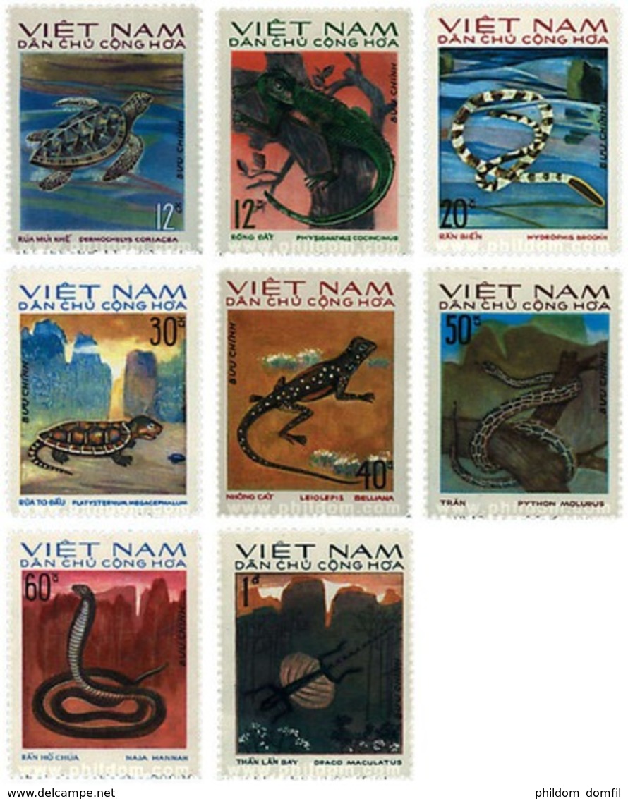 Ref. 37717 * MNH * - NORTH VIETNAM. 1975. REPTILES . REPTILES - Fishes