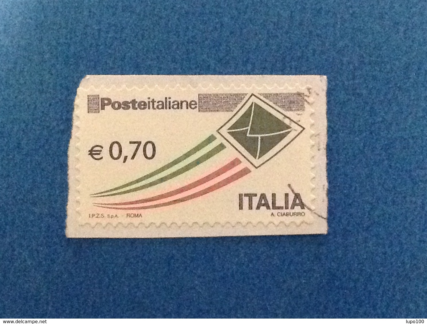 2013 ORDINARIO BUSTA 0,70 ITALIA FRANCOBOLLO USATO STAMP USED - 2011-20: Used