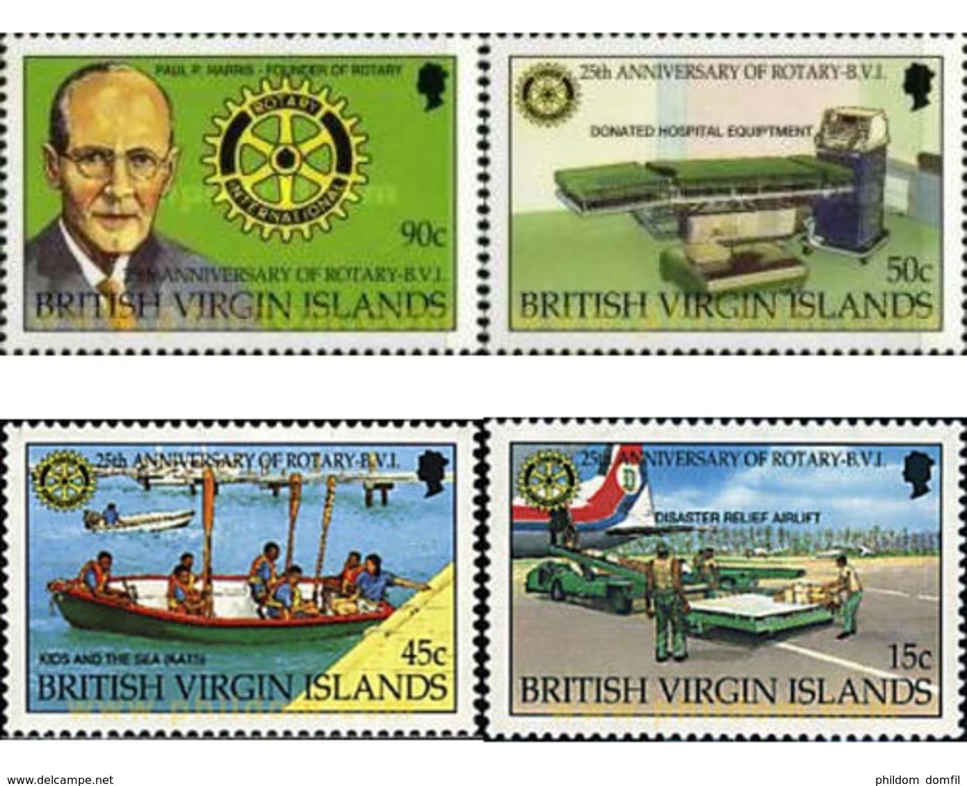 Ref. 43665 * MNH * - BRITISH VIRGIN Islands. 1994. 25 ANIVERSARIO DE ROTARY CLUB - Iles Vièrges Britanniques