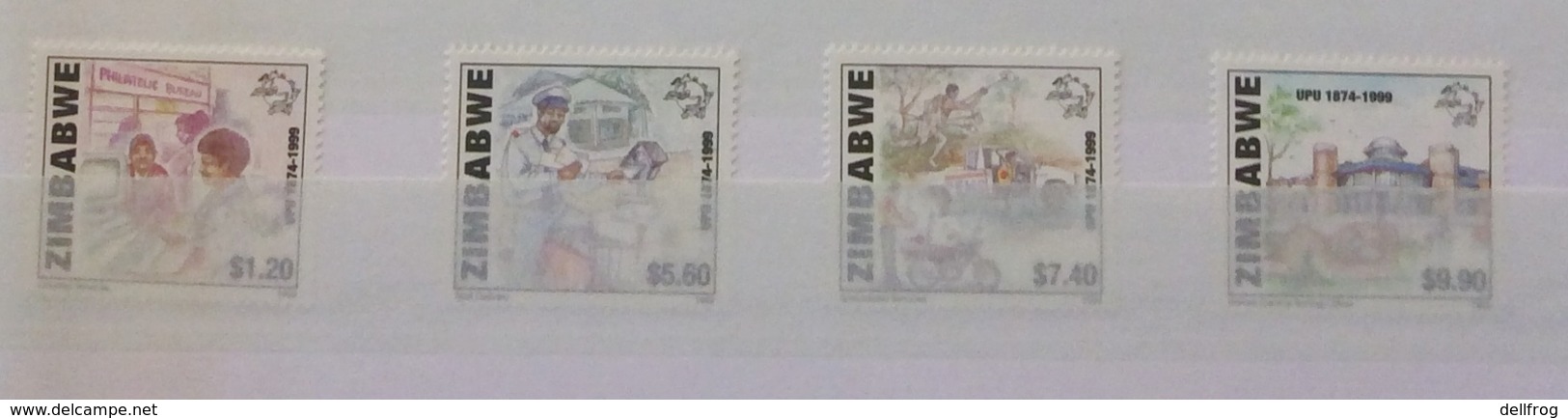 ZIMBABWE 1999 125th UPU Set MNH - Zimbabwe (1980-...)