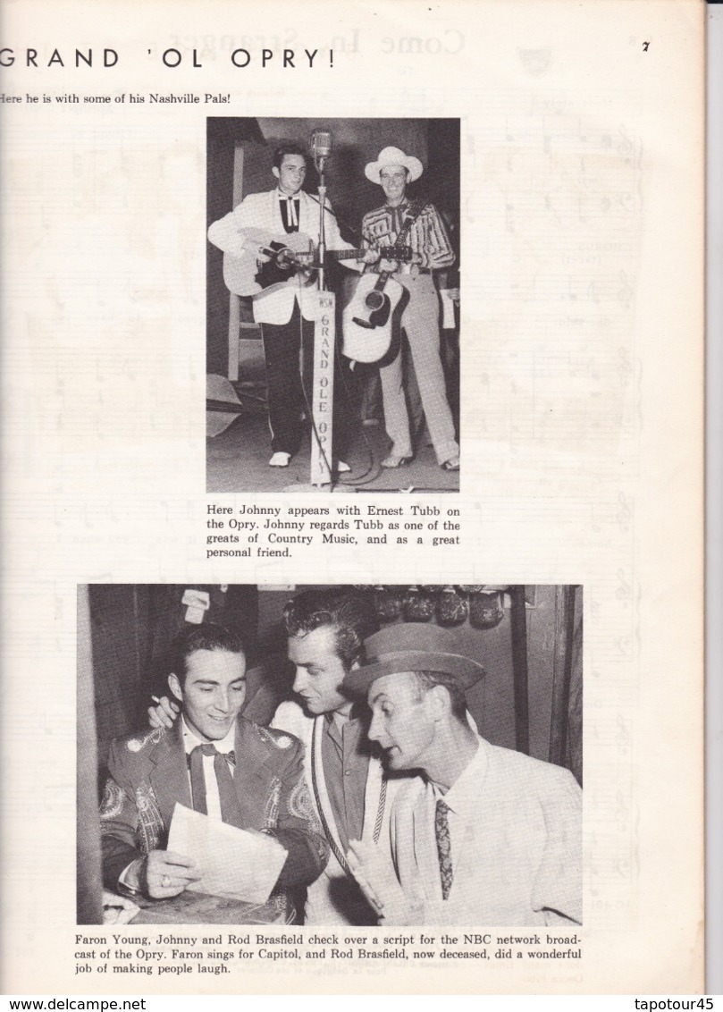C 5)Livre, Revues >  Jazz,Rock, Country > Folio N= 1  "Johnny Cash"   (+- 40 Pages) - 1950-Heute