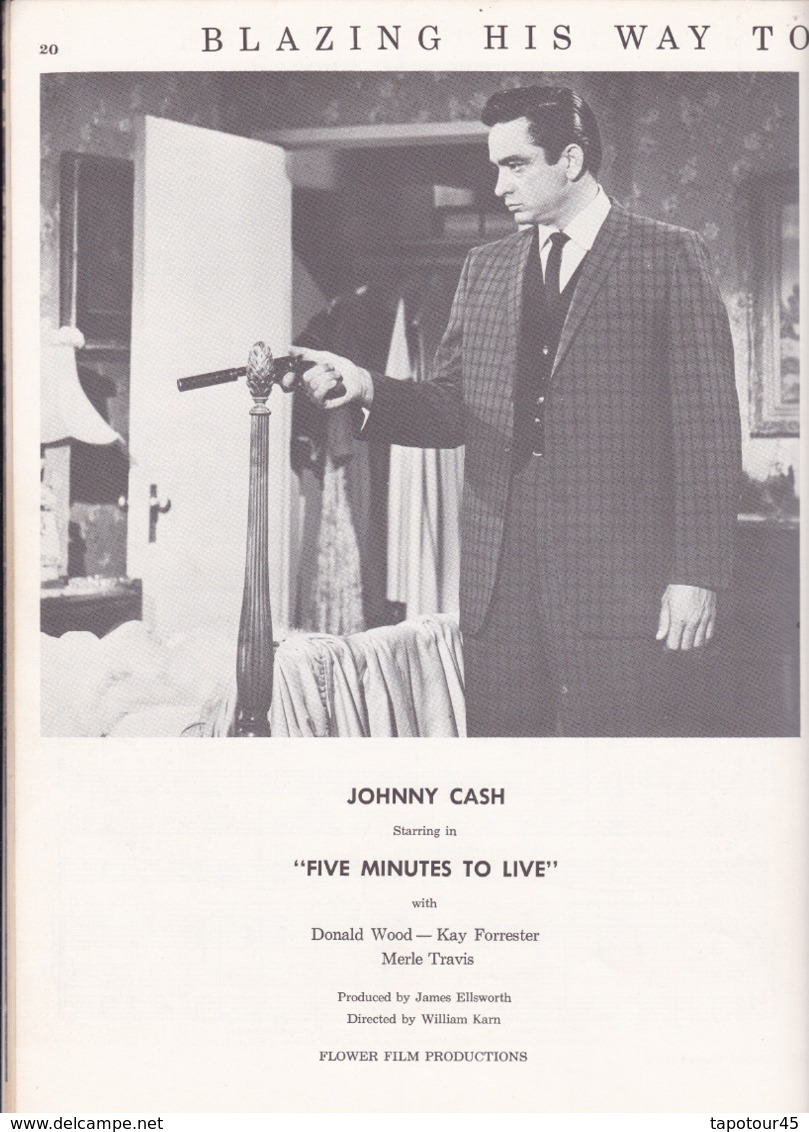 C 5)Livre, Revues >  Jazz,Rock, Country > Folio N= 2  "Johnny Cash"   (+- 40 Pages) - 1950-oggi