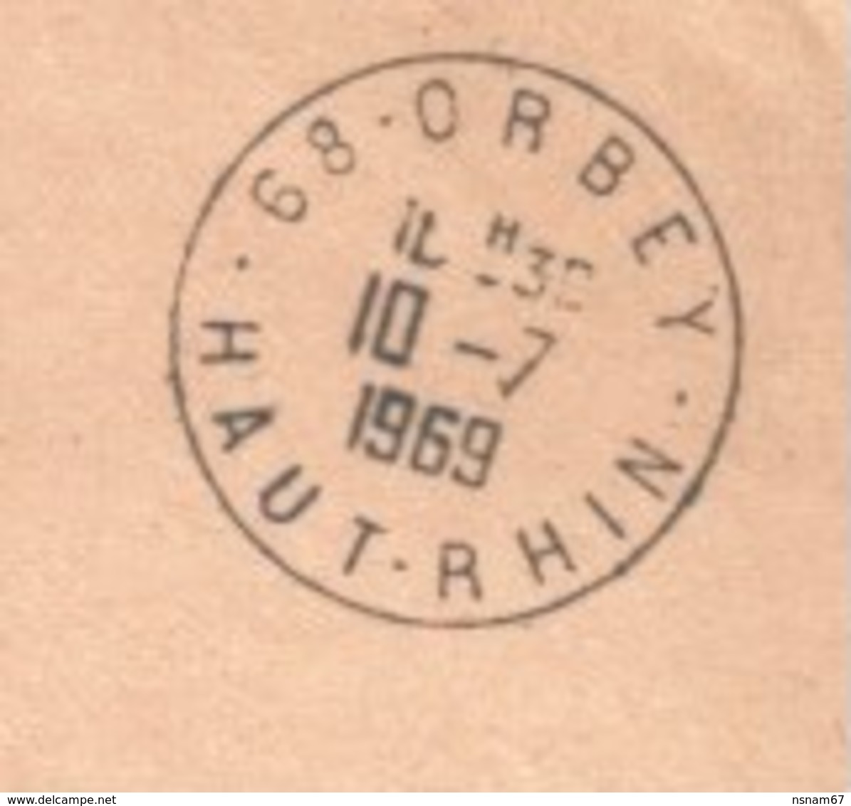 R91 - ORBEY Avec Code Postal 68 - 1969 - Franchise Postale Allocation Familiale - - Lettres & Documents