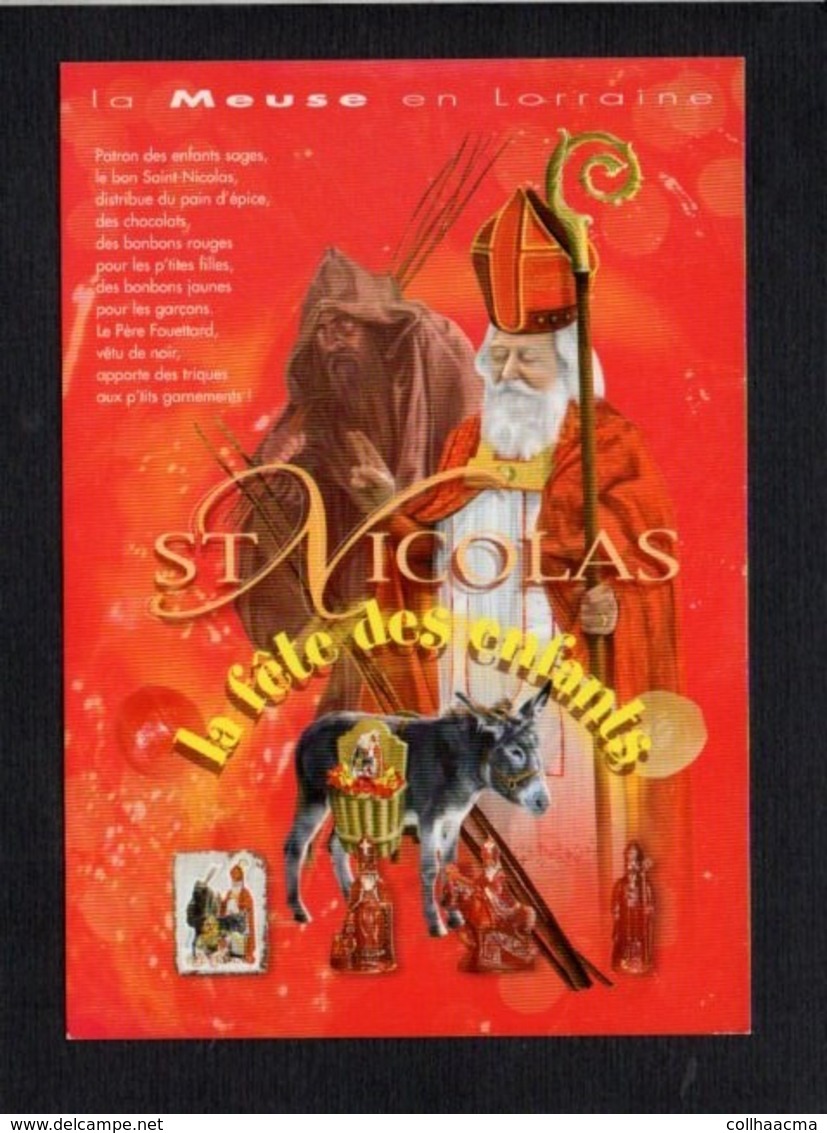 St Saint Nicolas /  2002 La Meuse En Lorraine / Maison De La Lorraine Paris / Programme De La Fête Des Enfants - Saint-Nicolas