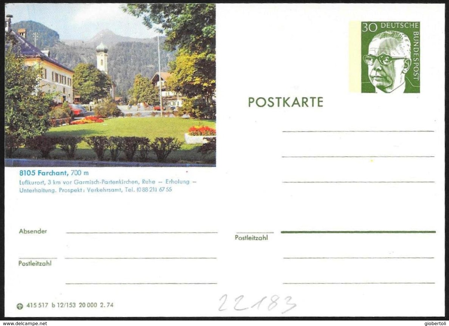 Germania/Allemagne/Germany: Intero, Stationery, Stazione Termale, Spa - Bäderwesen