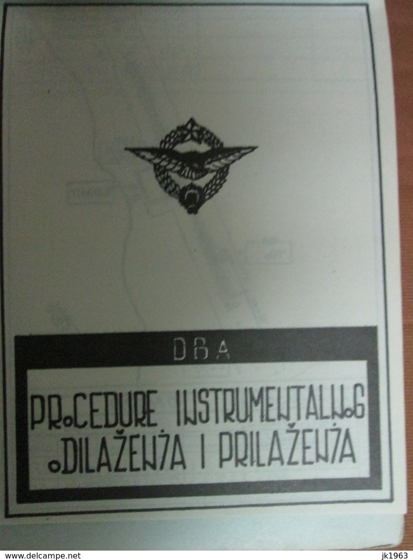 RARE BOOK!!!! REMINDER FOR PROFESSIONAL PILOTS FOR FLIGHTS IN YUGOSLAVIA