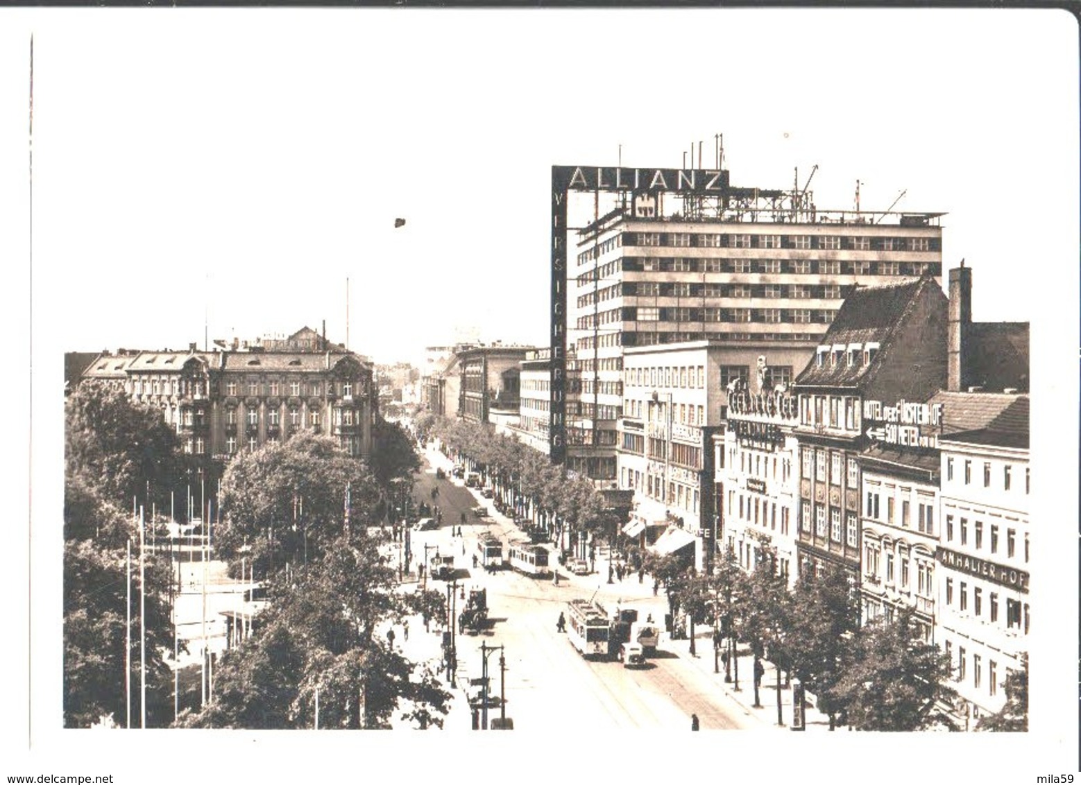 Berlin Askanischer. Place. à M. Et Mme P. Verdin Andrimont Centre Dison. 1937. - Kreuzberg