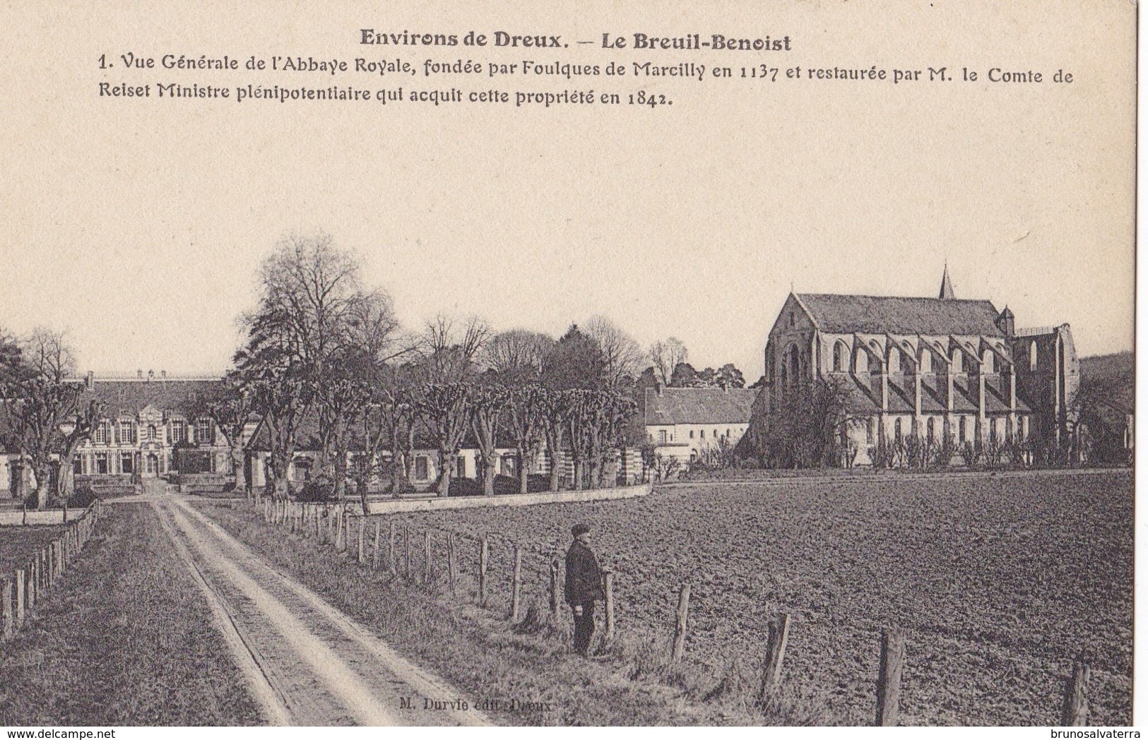 LE BREUIL BENOIST - Vue Générale De L'Abbaye.............. - Marcilly-sur-Eure