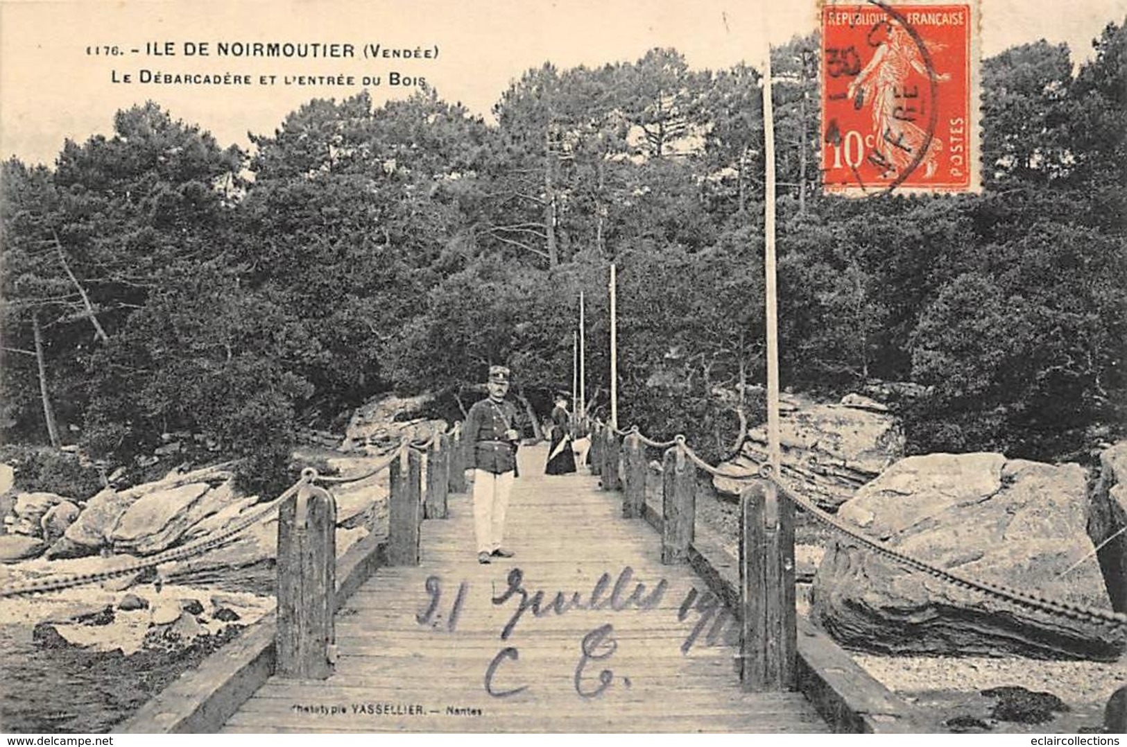 Thème   Gardes Ou Tambours De Ville. Ile De Noirmoutier  85 Le Débarcadère     (voir Scan) - Altri & Non Classificati