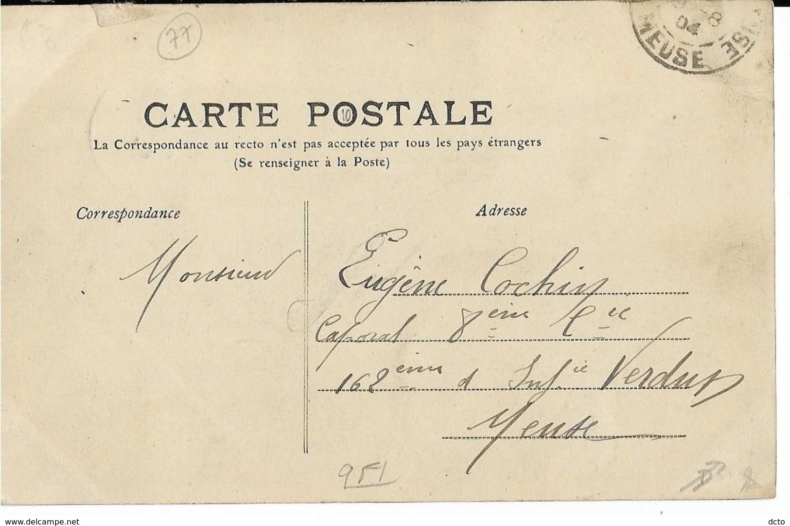 Carrière De MONTAIGUILLON, Envoi 1904 (wagonnets Poussés) - Andere & Zonder Classificatie