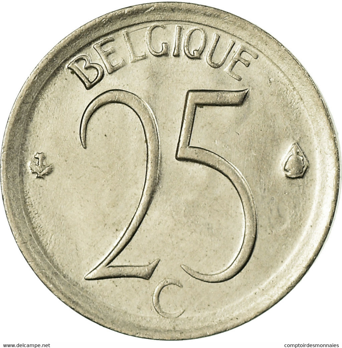 Monnaie, Belgique, 25 Centimes, 1967, Bruxelles, TTB, Copper-nickel, KM:153.1 - 25 Centimes