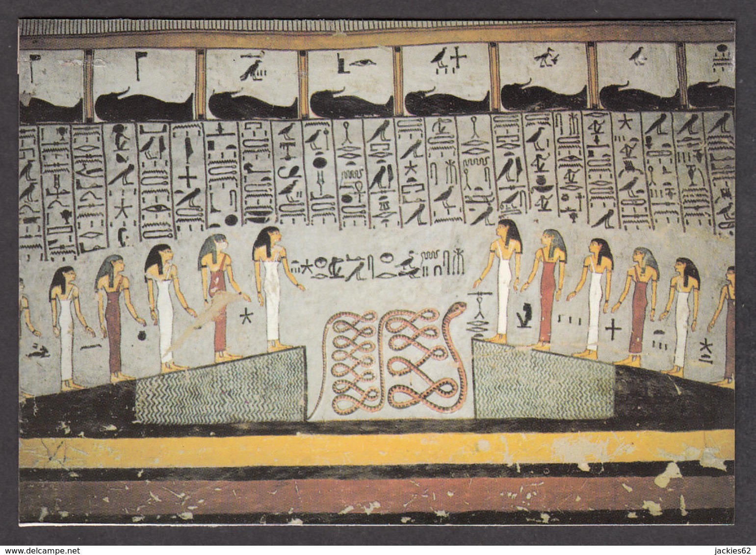 84142/ LUXOR, Valley Of The Kings, Tomb Of Ramses I, Scene From The Book Of The Dead - Luxor