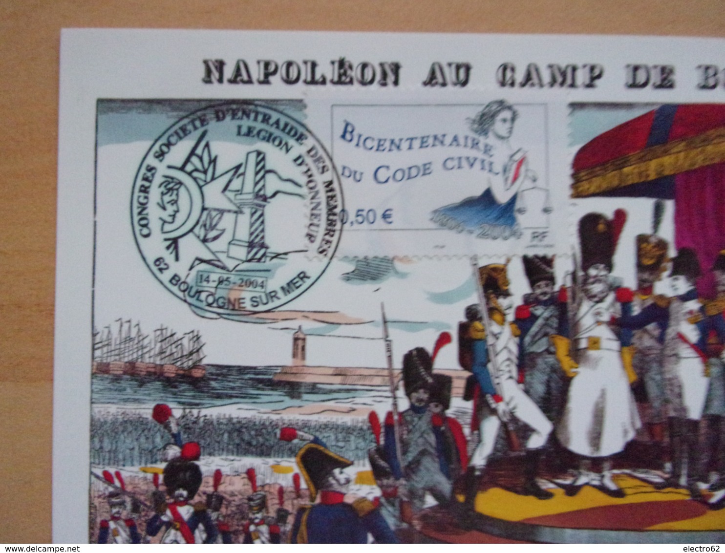 Timbre Bicentenaire Du Code Civil Napoléon Au Camp De Boulogne  Légion D'honneur 2004 - Napoleon
