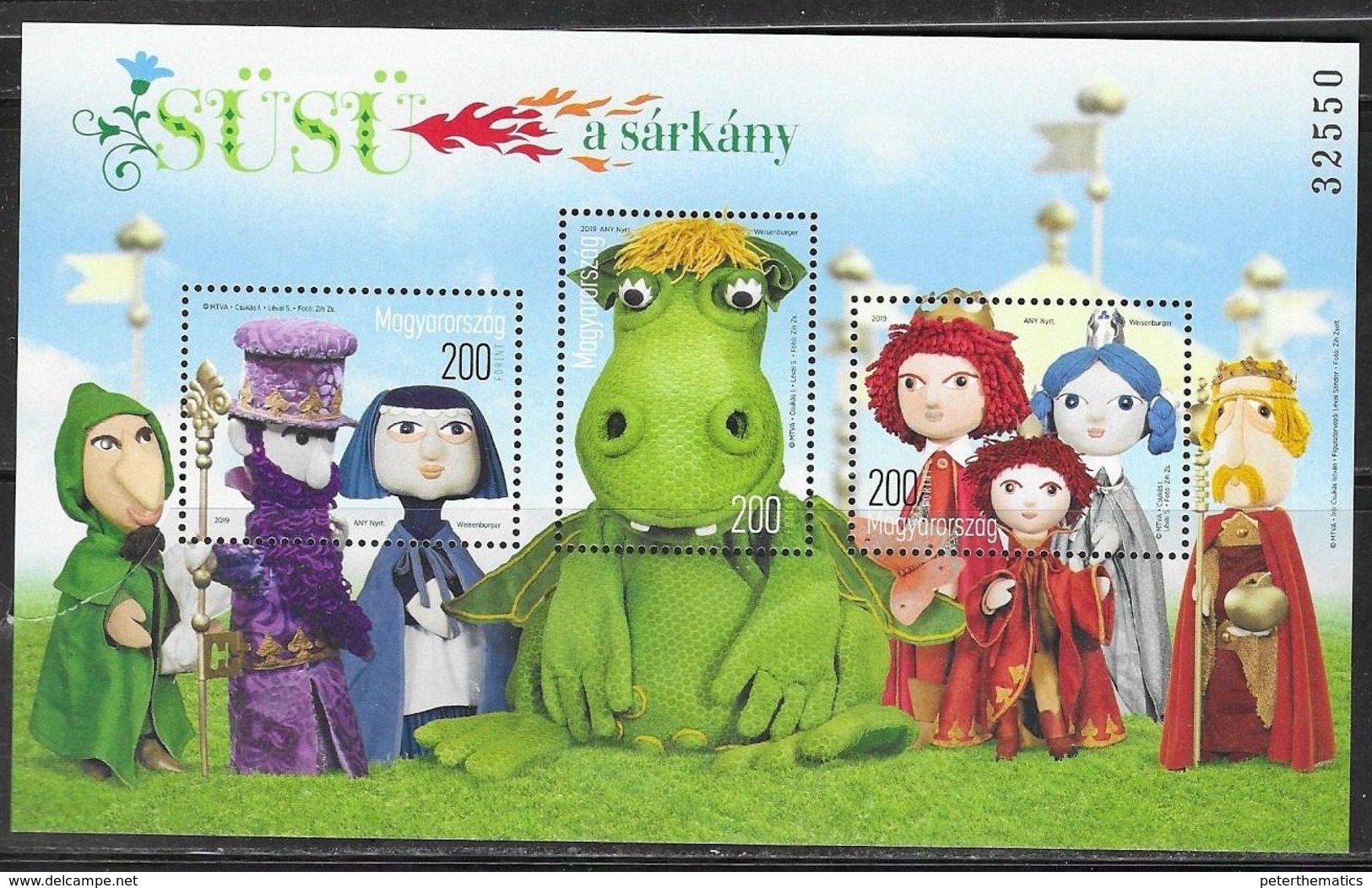 HUNGARY, 2019, MNH,FAIRY TALE CHARACTERS, SHEETLET - Fairy Tales, Popular Stories & Legends