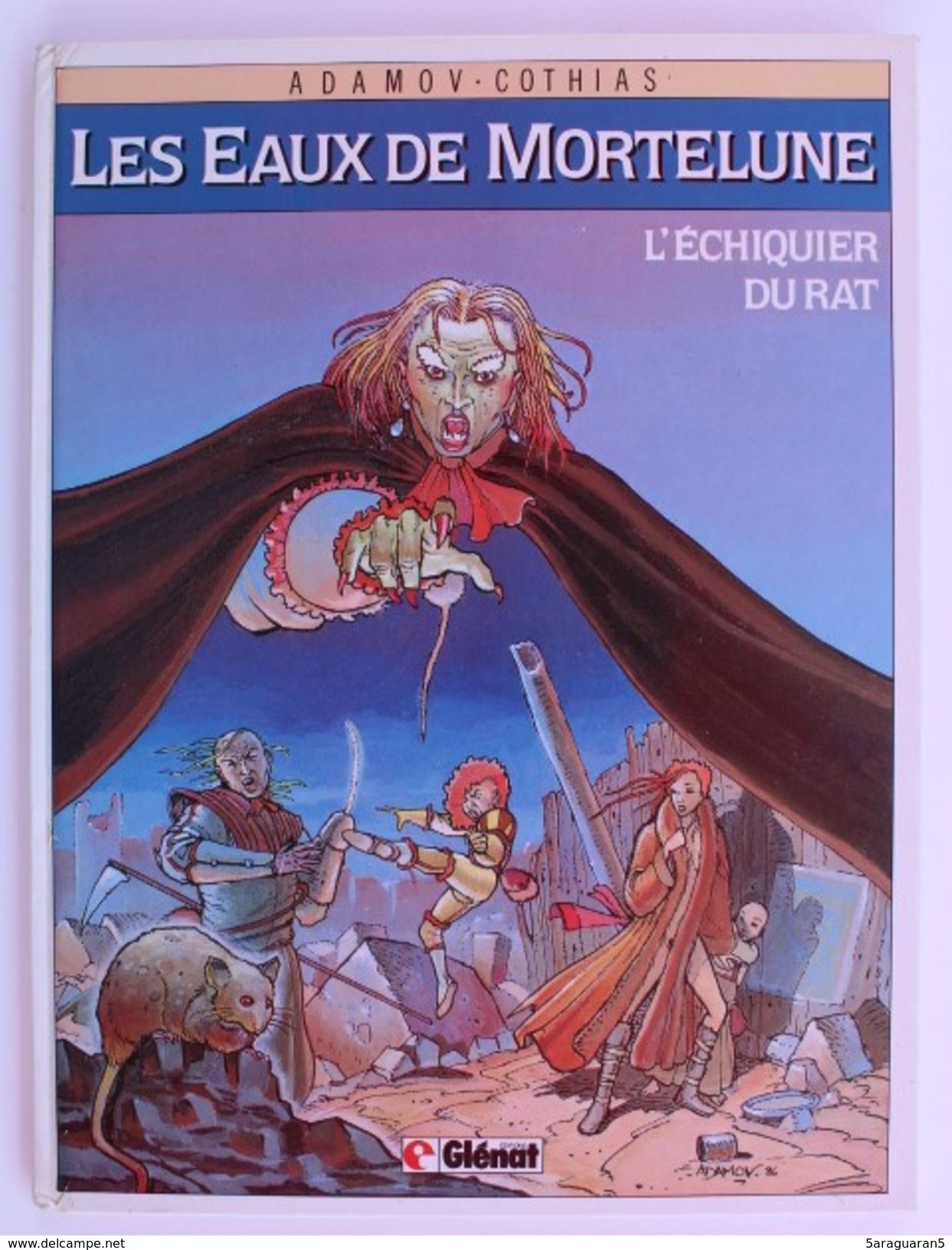 BD LES EAUX DE MORTELUNE - 1 - L'échiquier Du Rat - EO Glénat 1986 - Eaux De Mortelune, Les