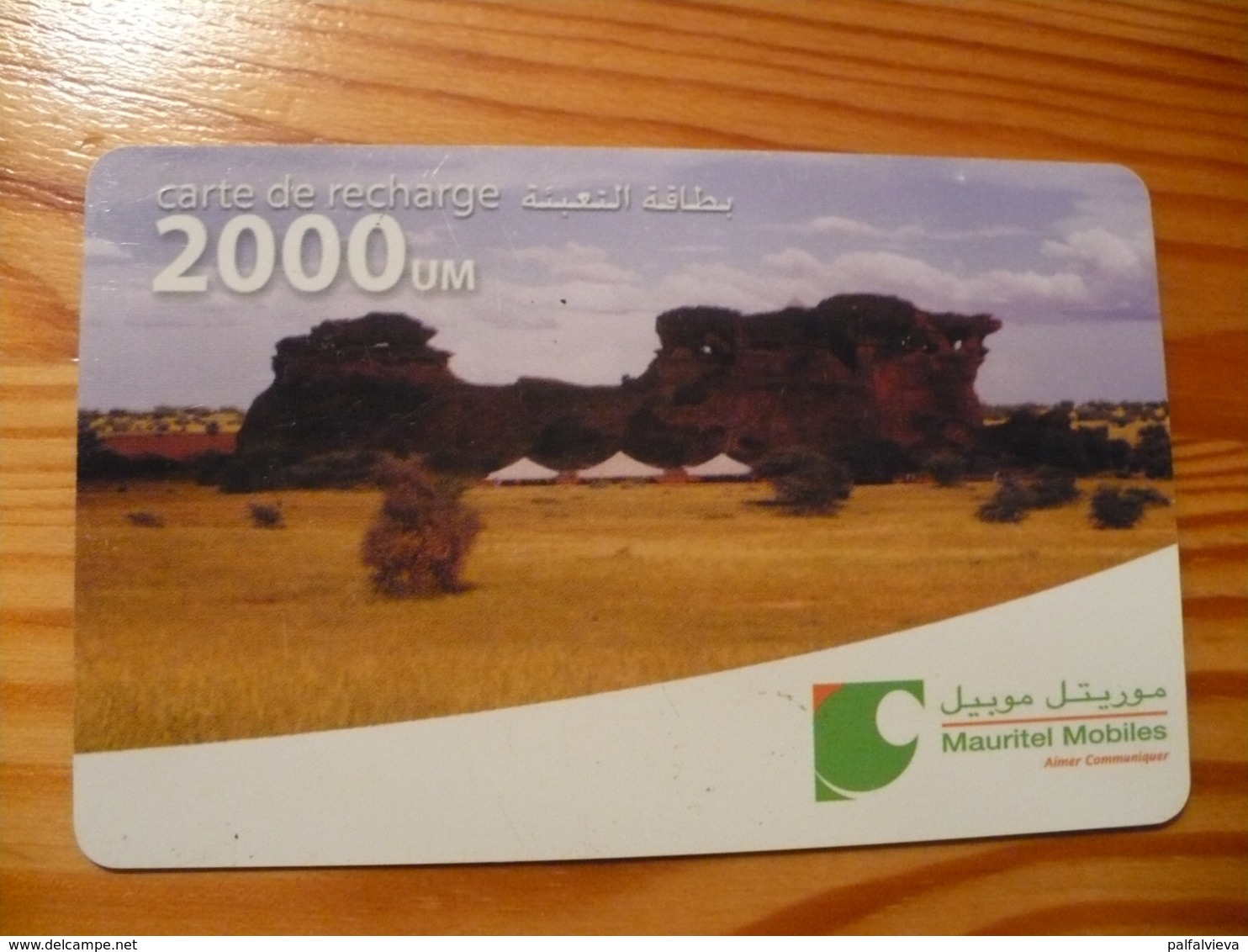 Prepaid Phonecard Mauritania - Mauritanie