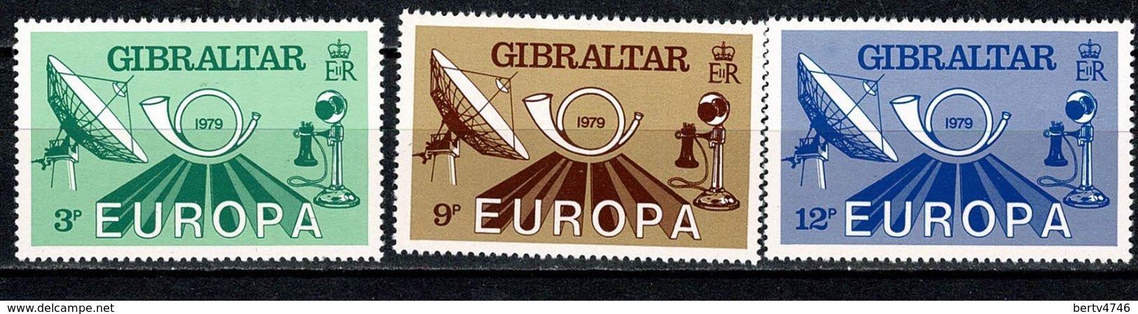 Gibraltar 1979 EUROPA Yv 393/95**,   MNH - Gibraltar