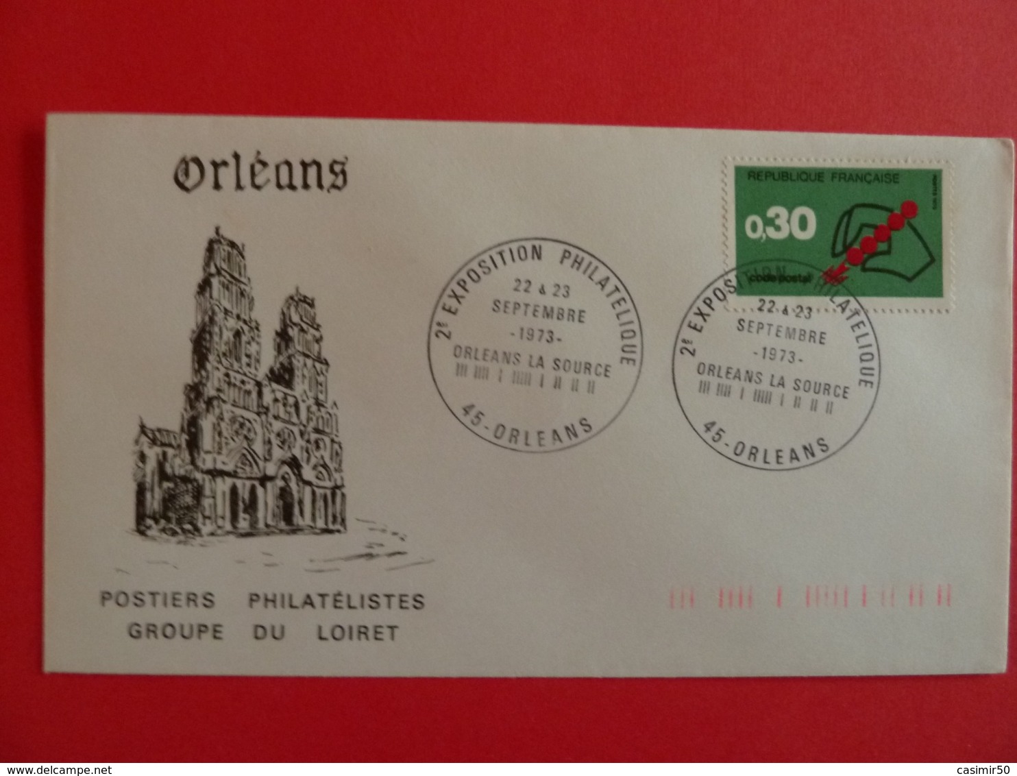 ORLEANS EXPOSITION PHILATELIQUE  1973 - Exhibitions