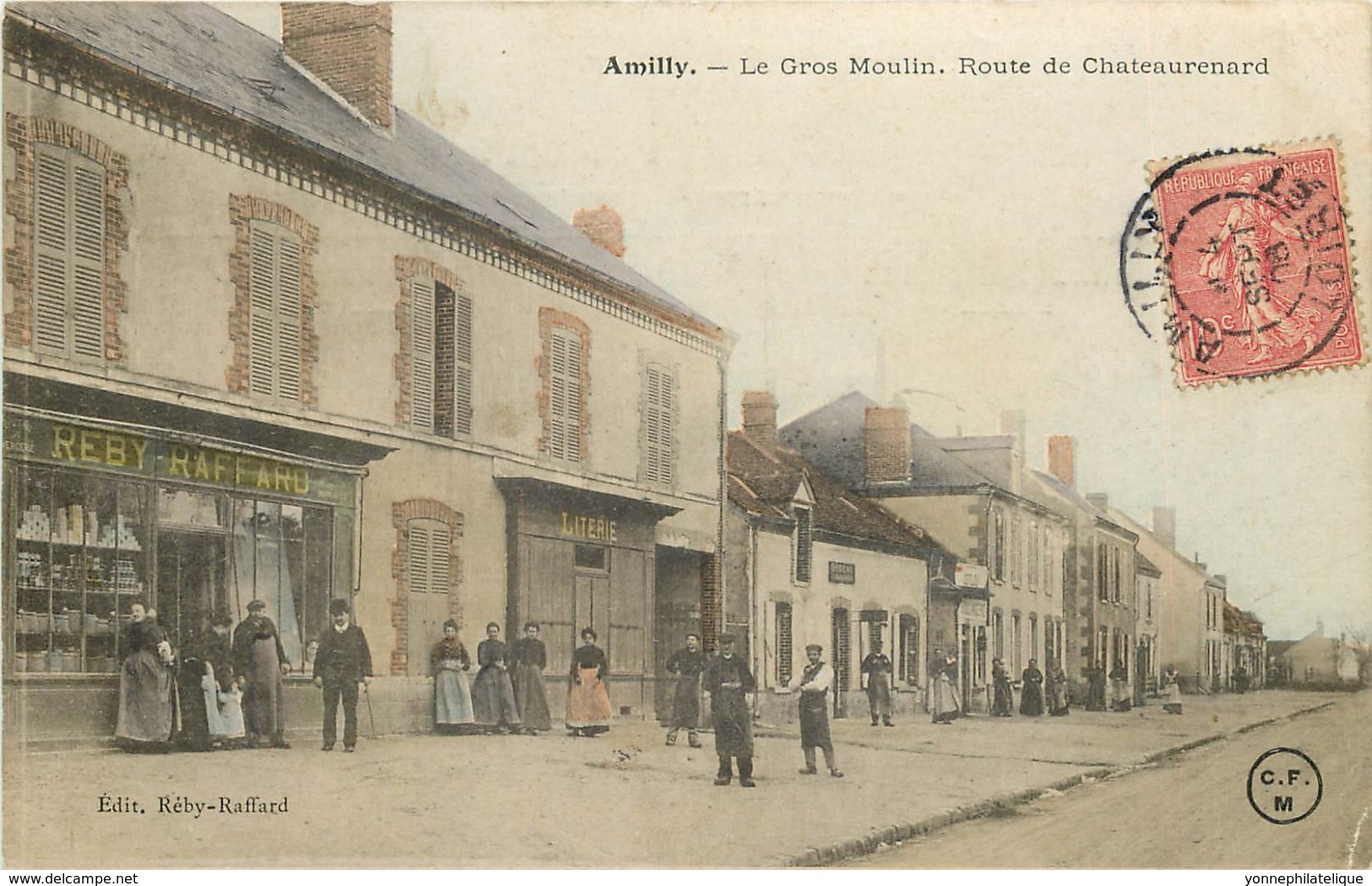 45 - LOIRET/45543 - AMILLY - Le Gros Moulin - Route De Chateaurenard - Cliché Colorisé - Amilly