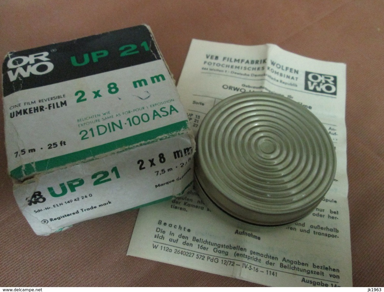 ORWO Film For Camera UP 21 - Bobinas De Cine: 35mm - 16mm - 9,5+8+S8mm