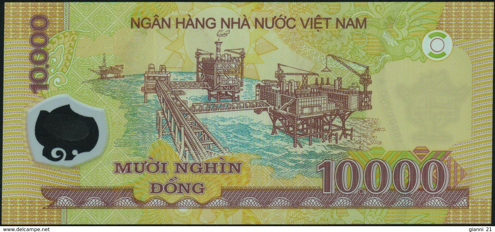 VIETNAM Viet Nam - 10.000 Dong 2007 {Polymer} UNC P.109 B - Vietnam
