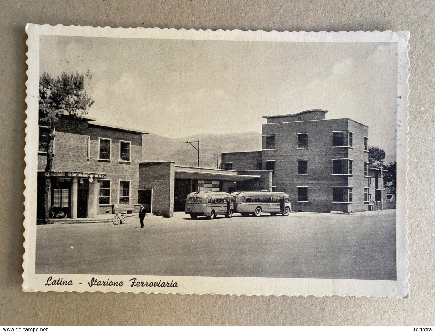 LATINA STAZIONE FERROVIARIA  1955 - Latina