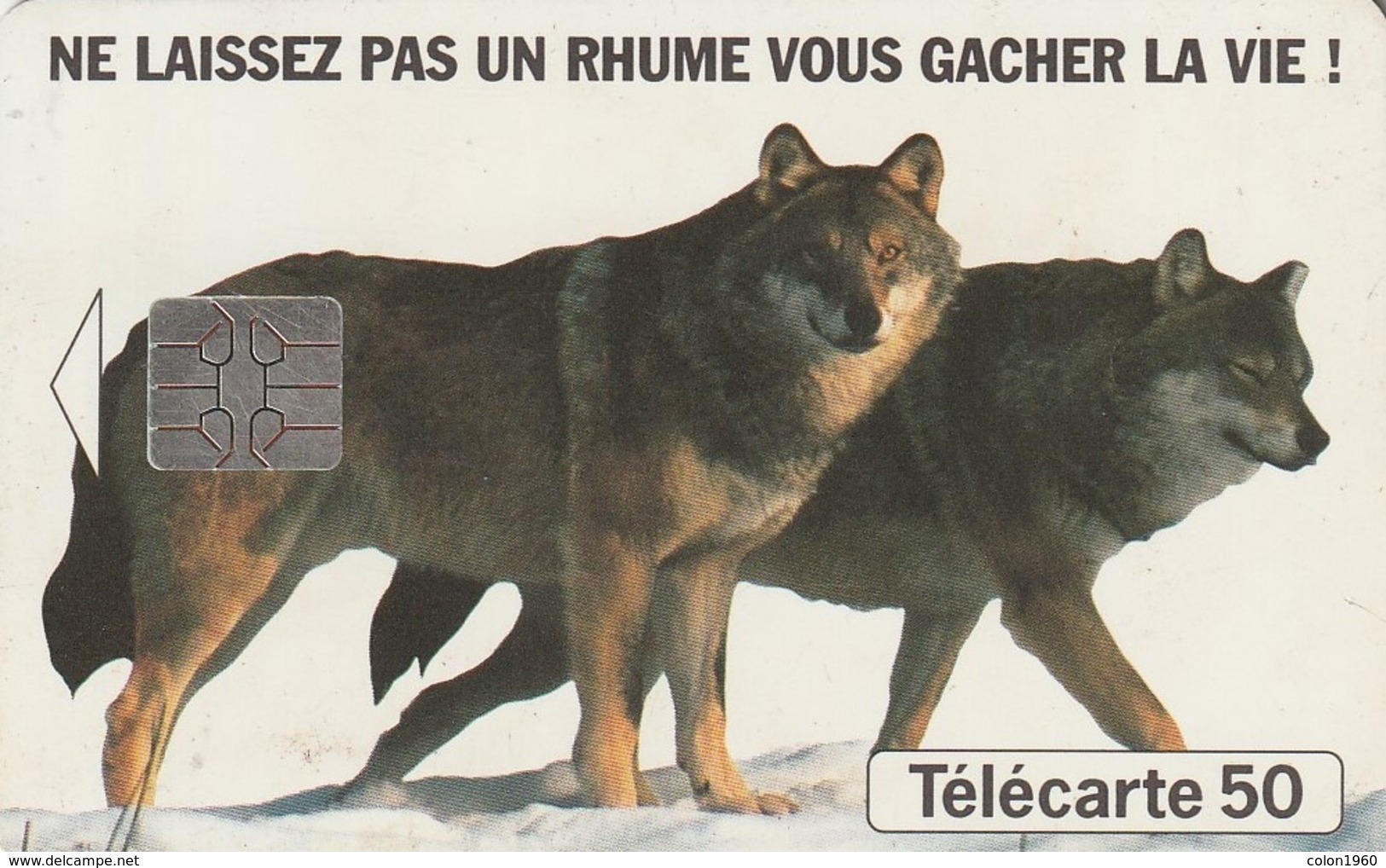 FRANCIA. Wolves - Lobos. Humex Fournier. 0446A. (249). - Otros & Sin Clasificación