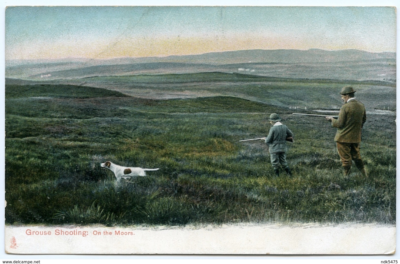 GROUSE SHOOTING : ON THE MOORS (TUCK'S BRITISH SPORTS) - Tiro (armas)