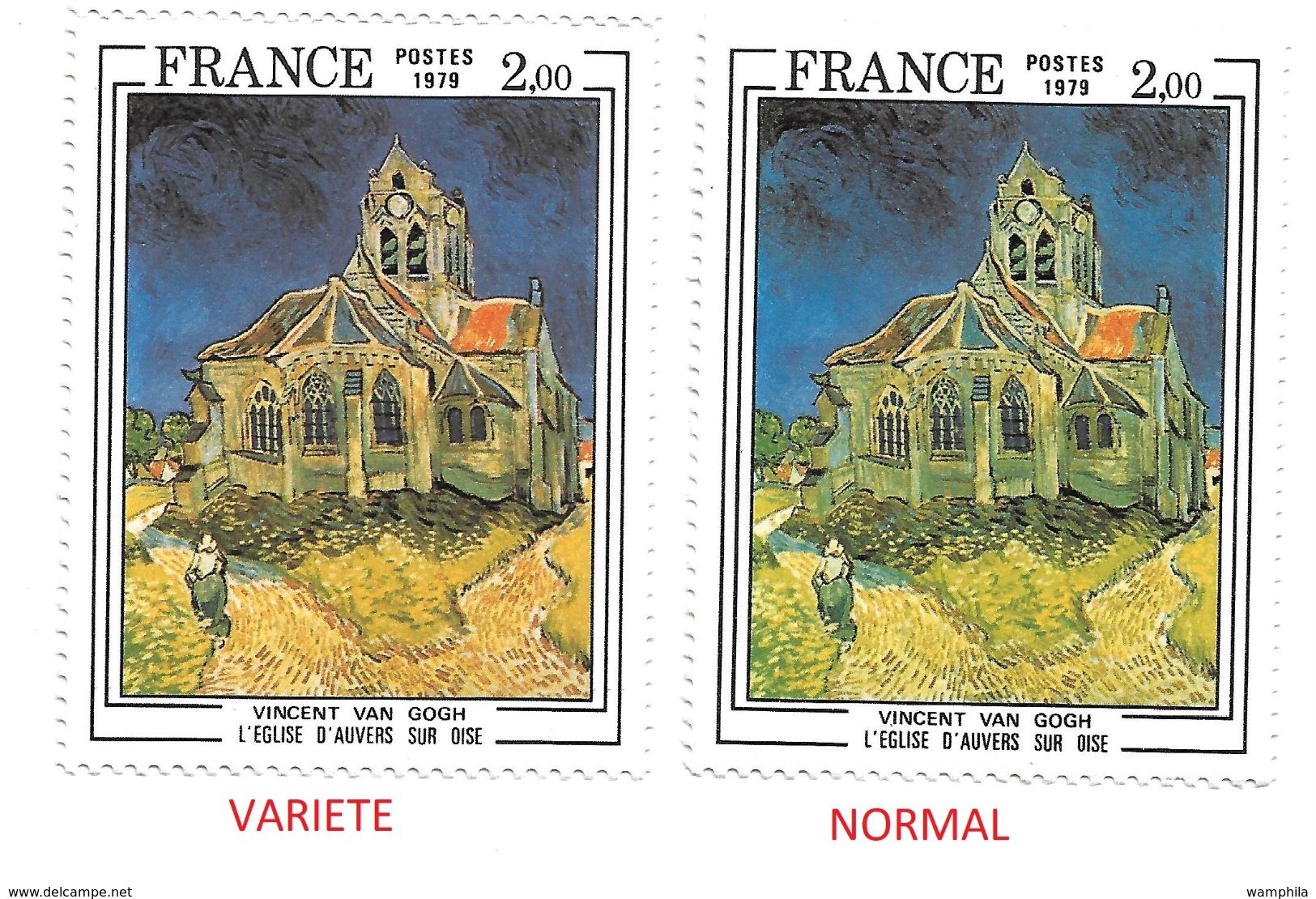 France Variété De Couleur. N°2054a**  Couleur Orange Au Lieu De Jaune Cote 450€ - Ongebruikt