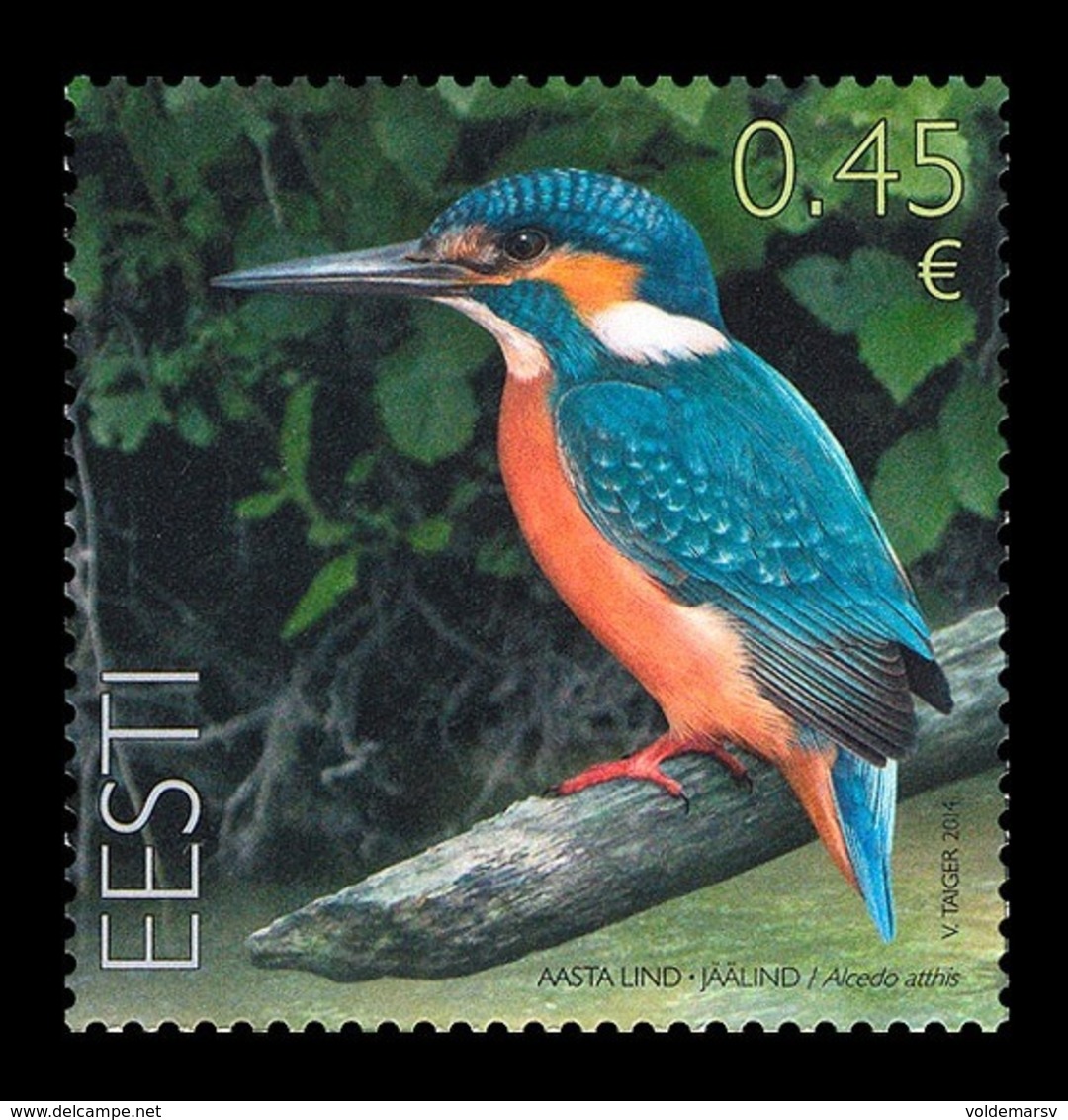 Estonia 2014 Mih. 789 Fauna. Bird Of The Year. Kingfisher MNH ** - Estonia