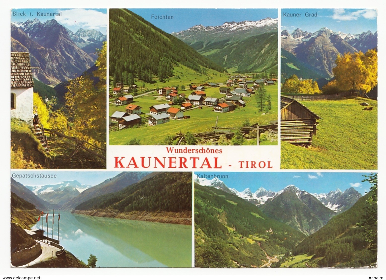 Wunderschönes Kaunertal In Den Ötztaler Alpen - 5 Ansichten - Kaunertal