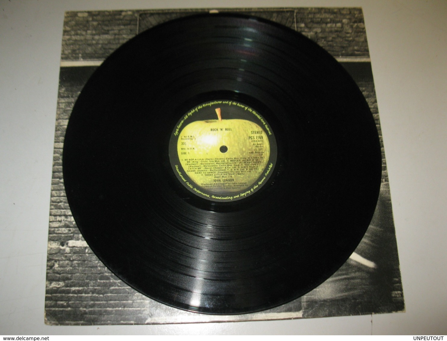 VINYLE JOHN LENNON "ROCK 'N' ROLL" 33 T APPLE / EMI (1975) - Rock