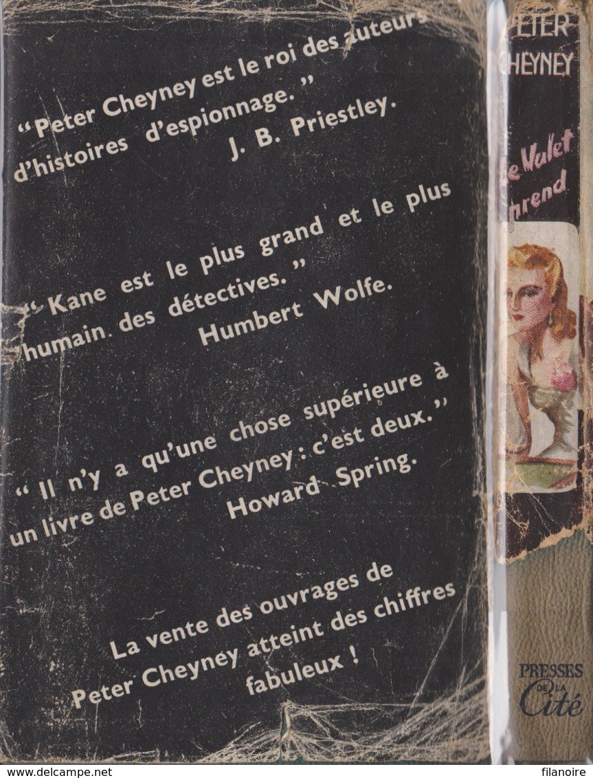 Peter CHENEY Le Valet Prend La Dame Presses De La Cité (EO, 47) - Presses De La Cité