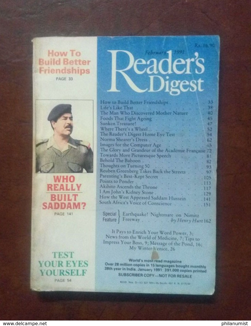 10 READER'S DIGEST INDIA BOOKS 1990's BACK ISSUES LOOK !! - Other & Unclassified