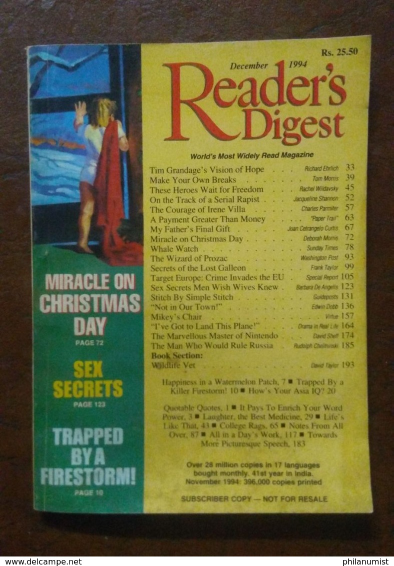 10 READER'S DIGEST INDIA BOOKS 1990's BACK ISSUES LOOK !!