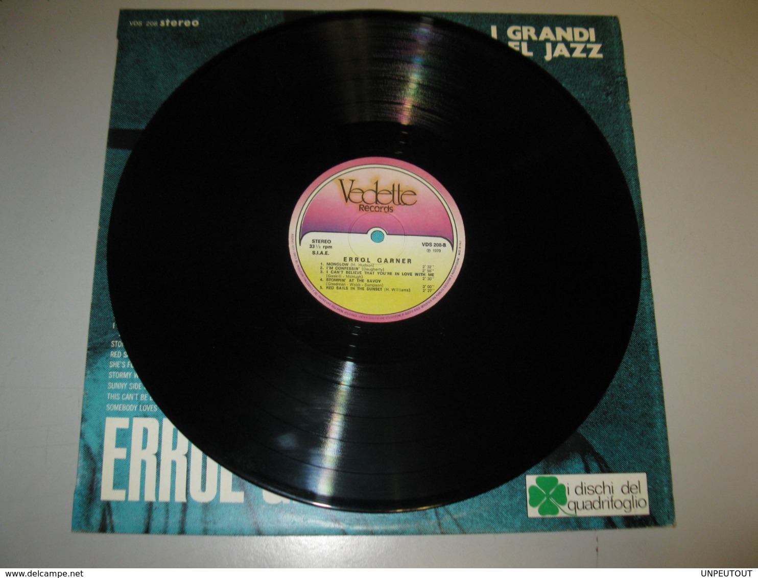 VINYLE ERROL GARNER 33 T VEDETTE / QUADRIFOGLIO (1970) - Jazz