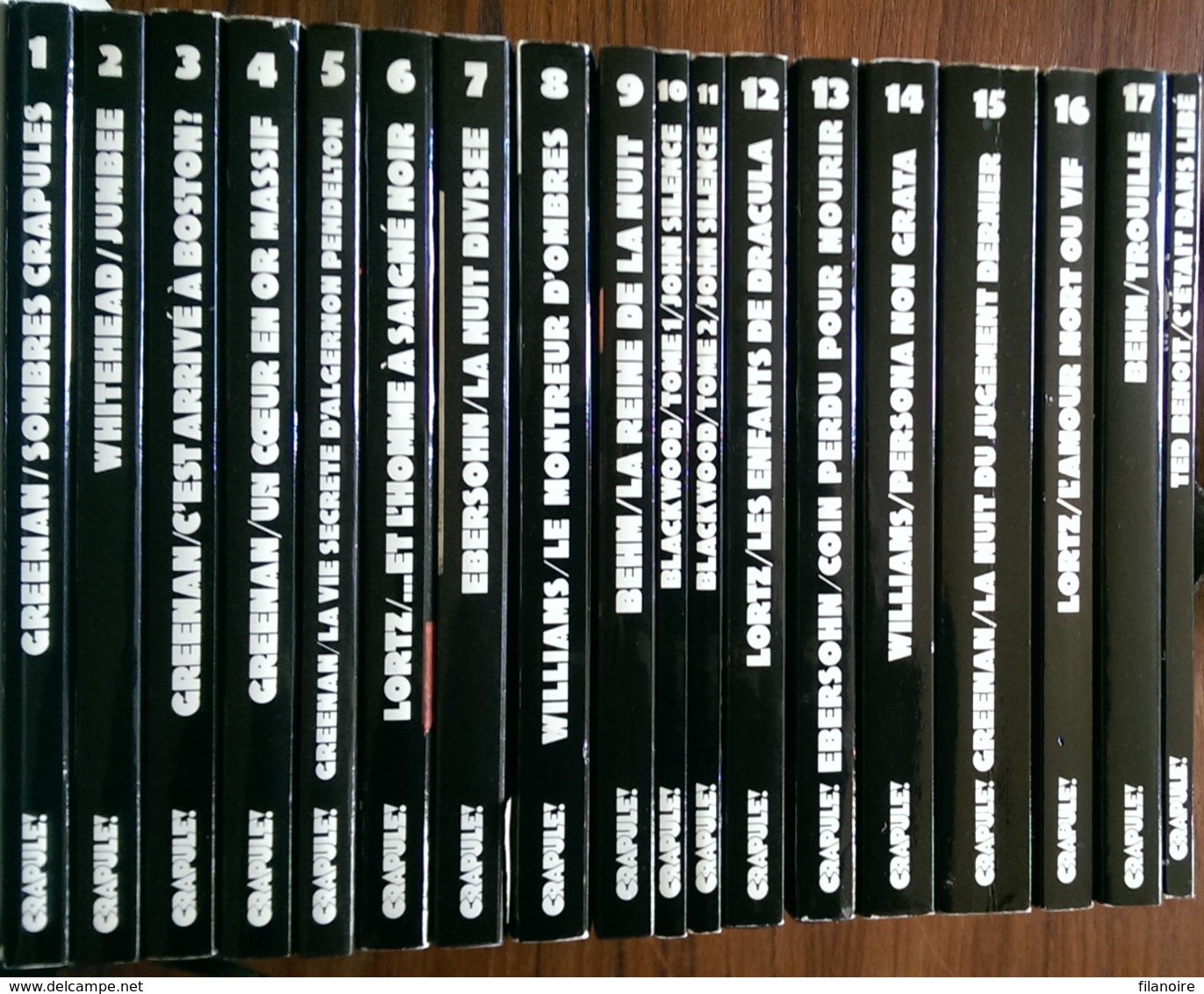 Sombre Crapule Collection complète 18 volumes (EO, 1988/1990) Comme neuf ! Edité à 3000 exemplaires !