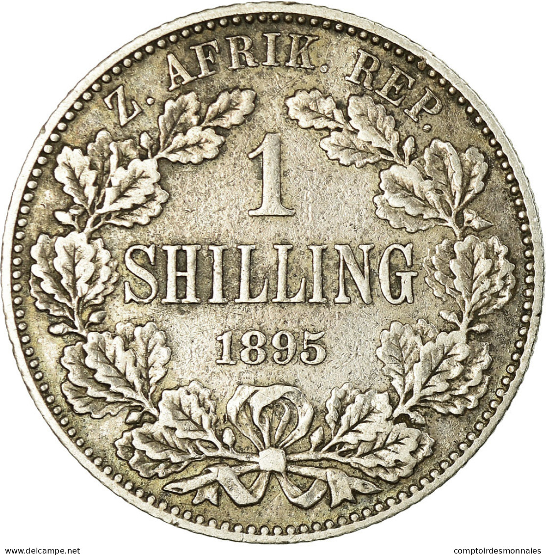 Monnaie, Afrique Du Sud, Shilling, 1895, TTB, Argent, KM:5 - South Africa