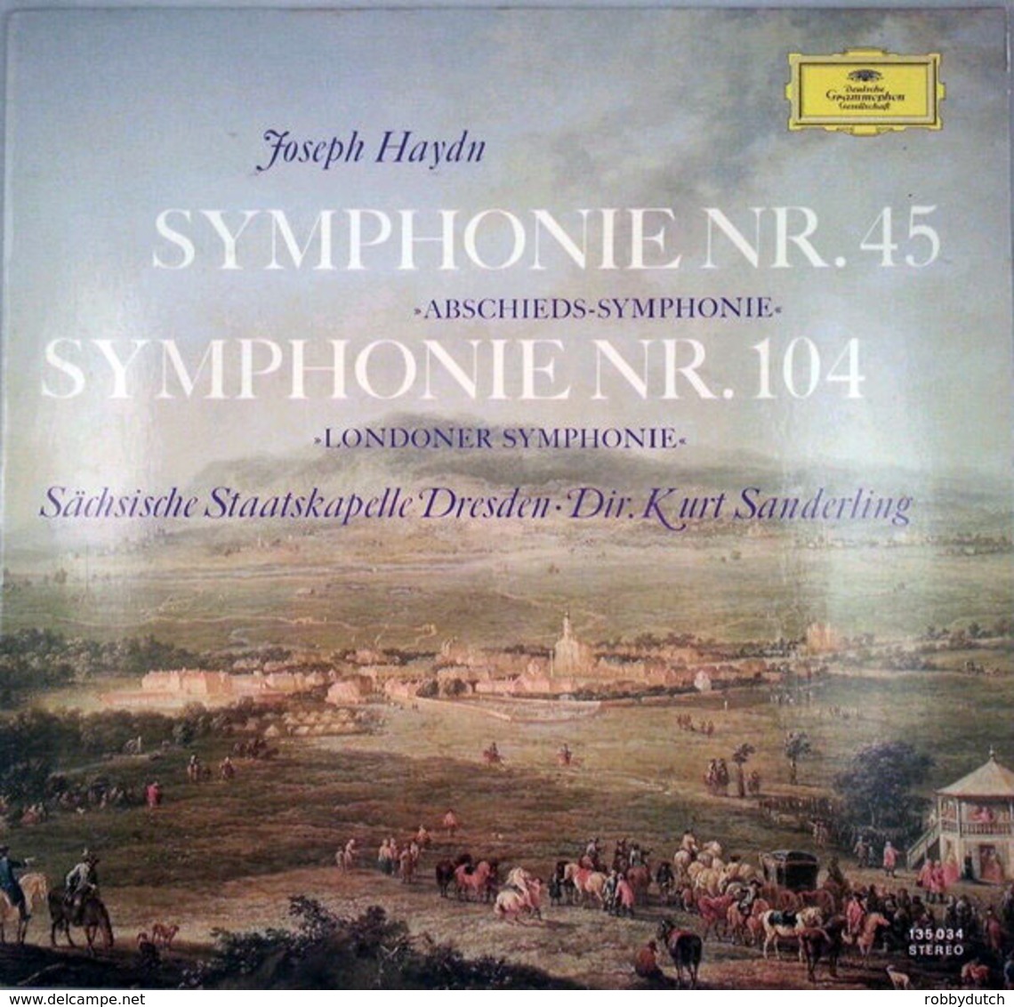 * LP *   HAYDN: SYMPHONIE Nr.45 & 104 - Sächsische Staatskapelle Dresden, / Kurt Sanderling (Germany 1967) - Klassiekers