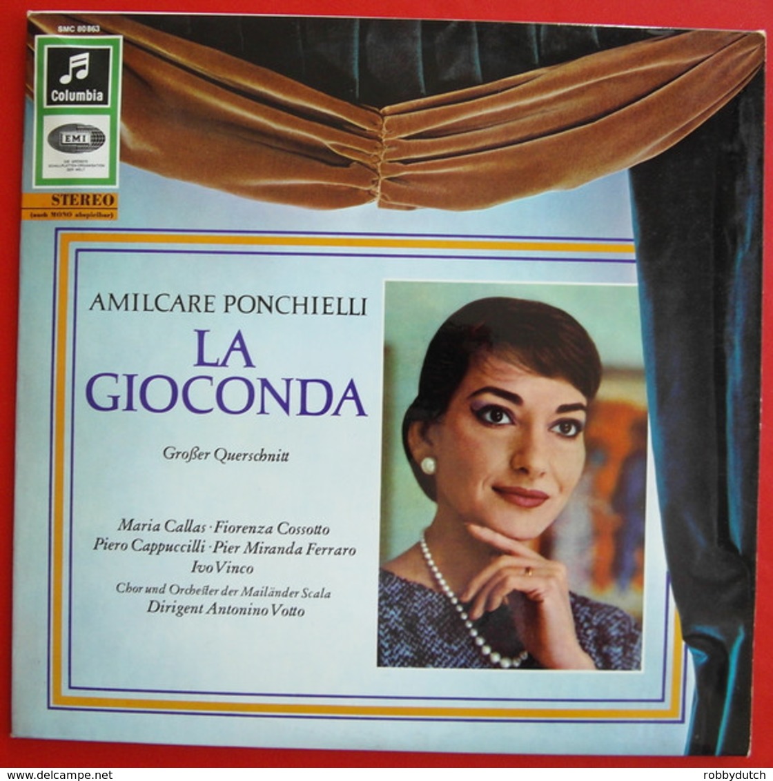 * LP *   AMILCARE PONCHIELLI: LA GIOCONDA - MARIA CALLAS A.o. /CHOR & ORCHESTER DER MAILANDER SCALA - Opera