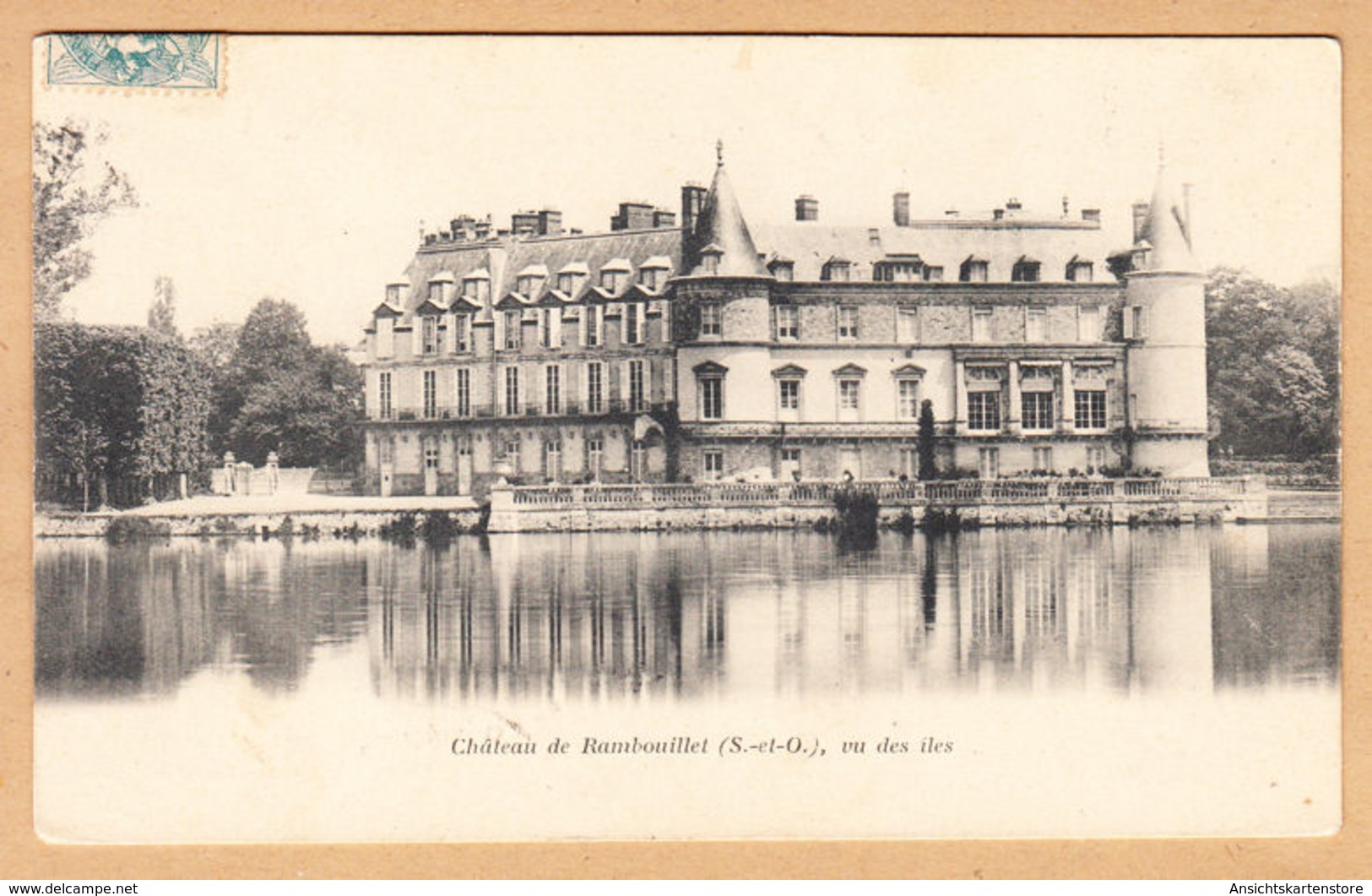 CPA Chateau De Rambouillet, Vu Des Iles, Gel. 1904 - Rambouillet (Château)