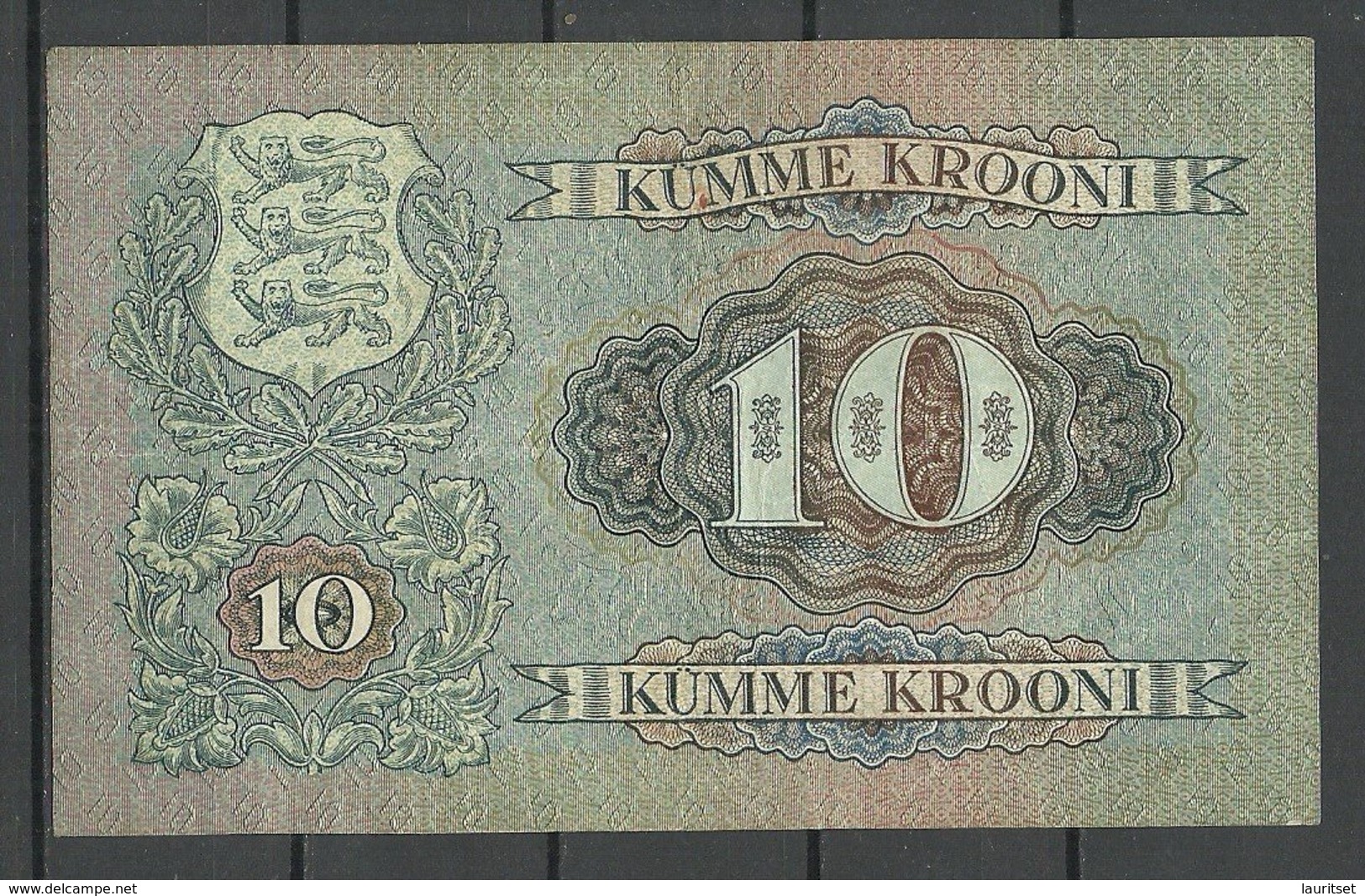 Estland Estonia 1928 Bank Note Banknote 10 Krooni 1928 - Estland