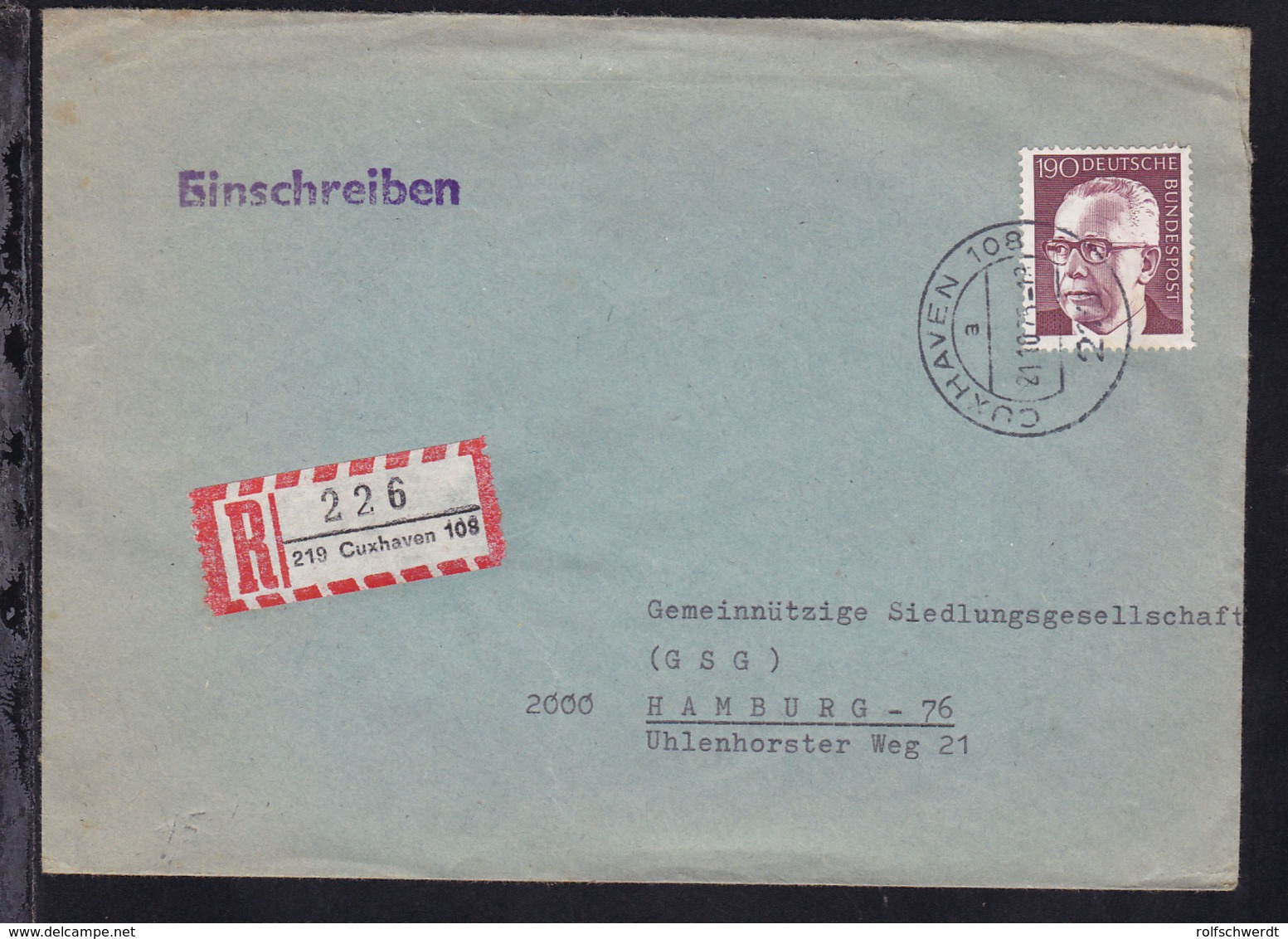 OSt. Cuxhaven 21.10.75 + Rs K1 MARINEFLIEGERGESCHWADER 3 "GRAF ZEPPELIN"  - Other & Unclassified