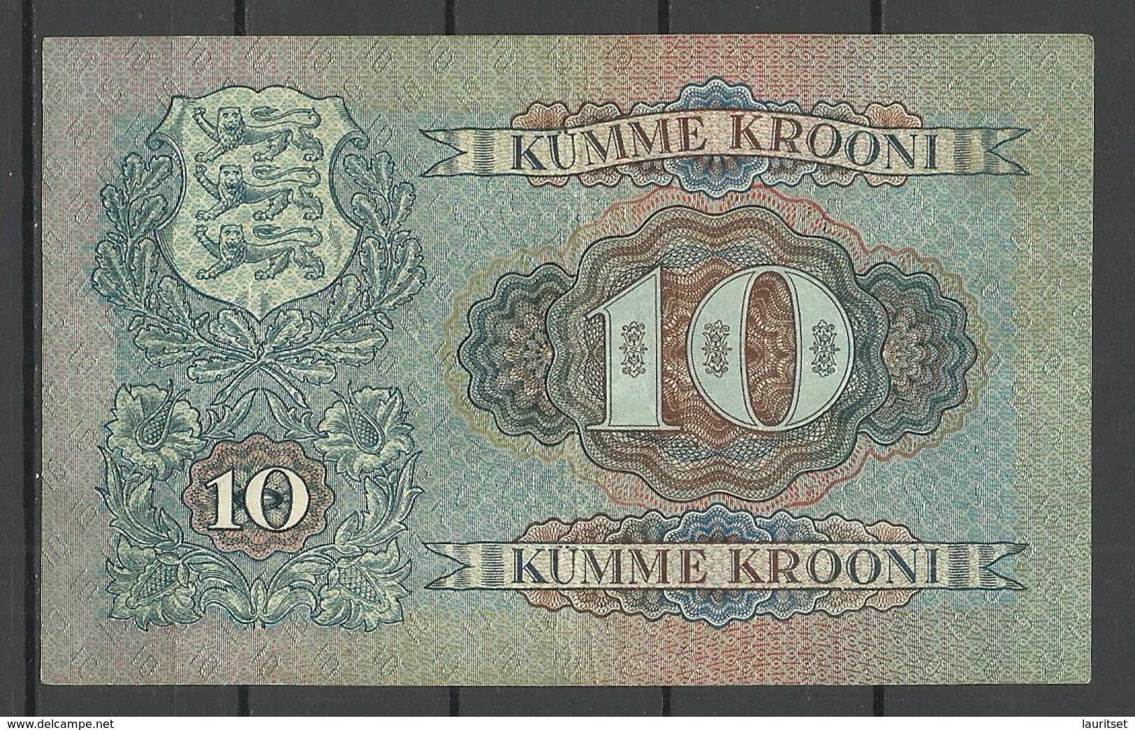 Estland Estonia 1928 Bank Note Banknote 10 Krooni 1928 - Estonie