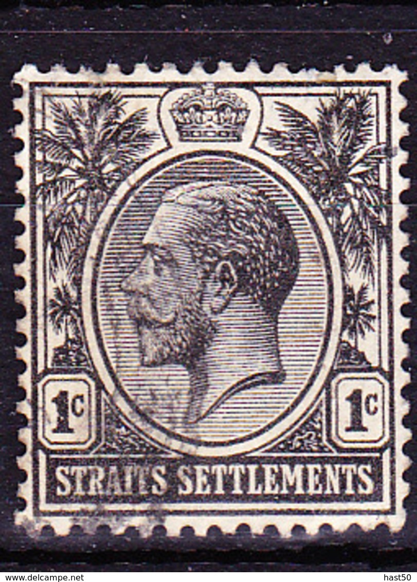 Malaiische Staaten I - Straits Settlements - König Georg V. (MiNr: 157) 1919 - Gest Used Obl - Straits Settlements