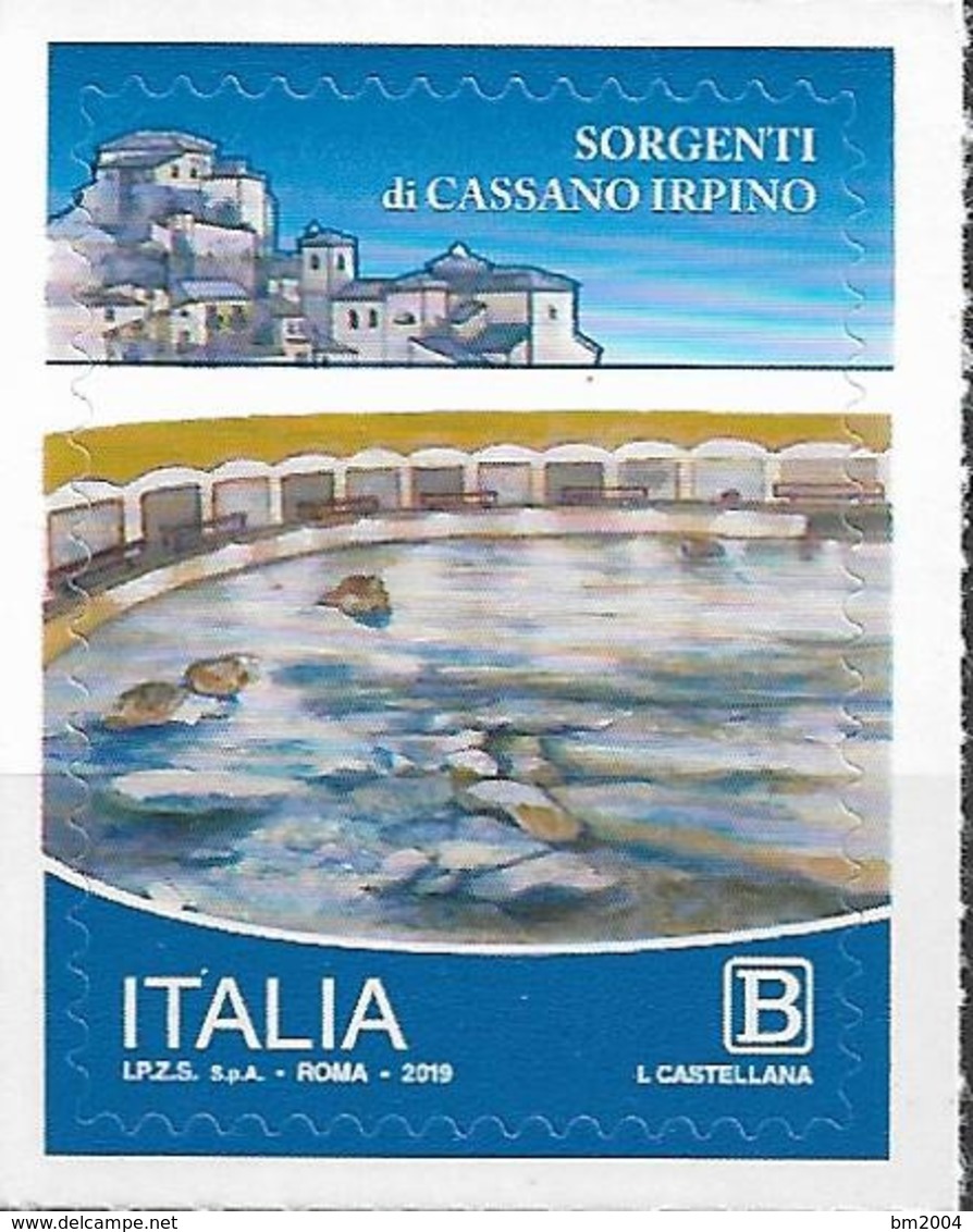 2019 Italien Mi. 4128**MNH  Pollentina-Quelle, Cassano Irpino - 2011-20:  Nuevos