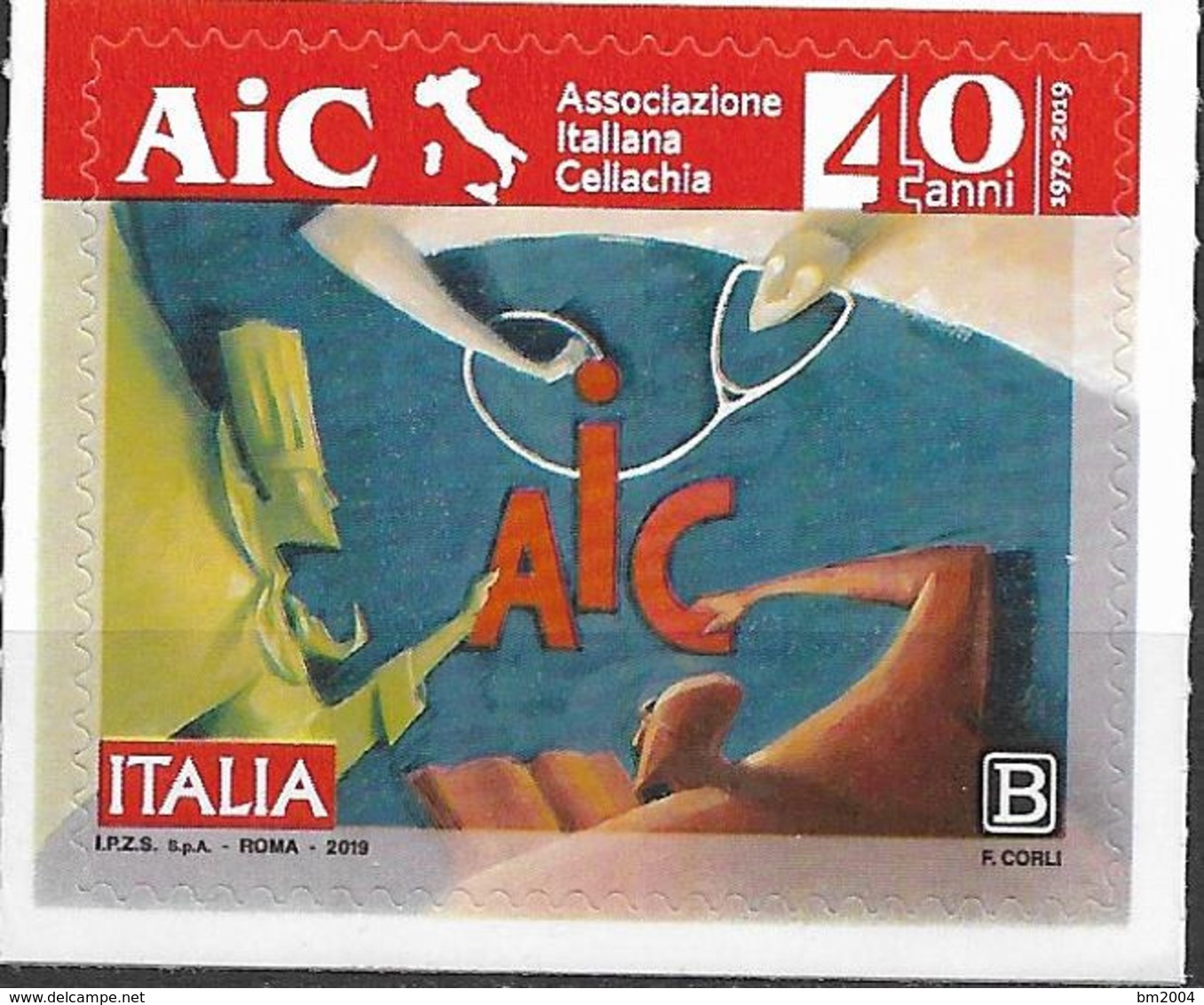 2019 Italien Mi. 4130**MNH  40 Jahre Italienische Zöliakie-Vereinigung (AIC). - 2011-20:  Nuevos