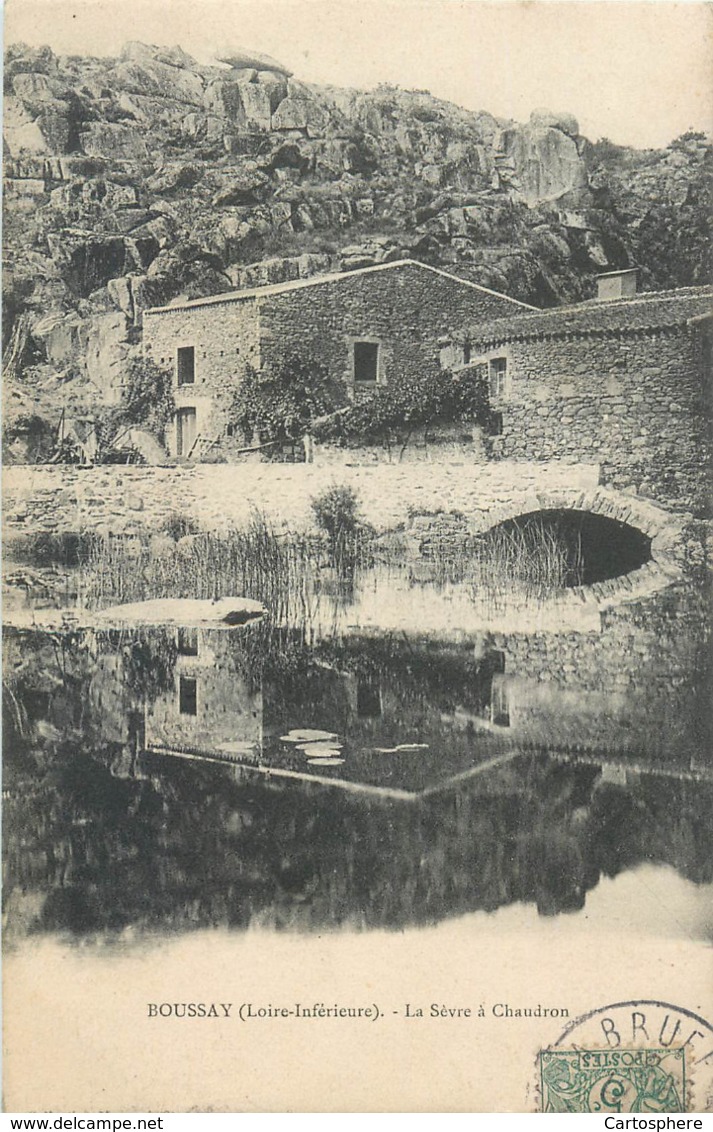 CPA 44 Loire Atlantique Inférieure Boussay La Sèvre à Chaudron Moulin - Boussay