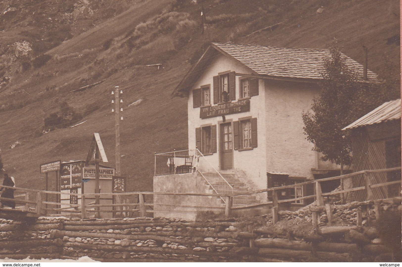 OUDE POSTKAART ZWITSERLAND - SCHWEIZ -  SUISSE -    CHALET SUR LA VIEGE - Viège