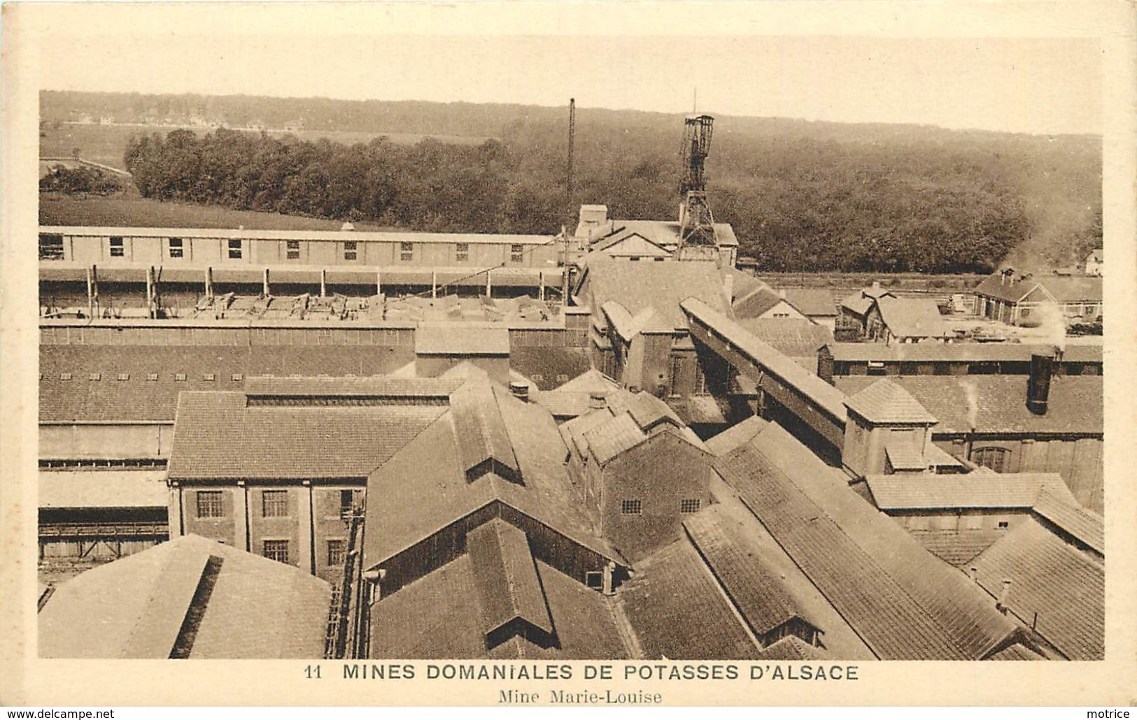 MINES DOMANIALES DE POTASSE D'ALSACE - Mine Marie Louise. - Mijnen